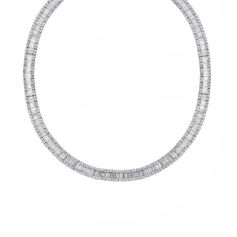 Women’s classic diamond necklace-Le Chemin Necklace