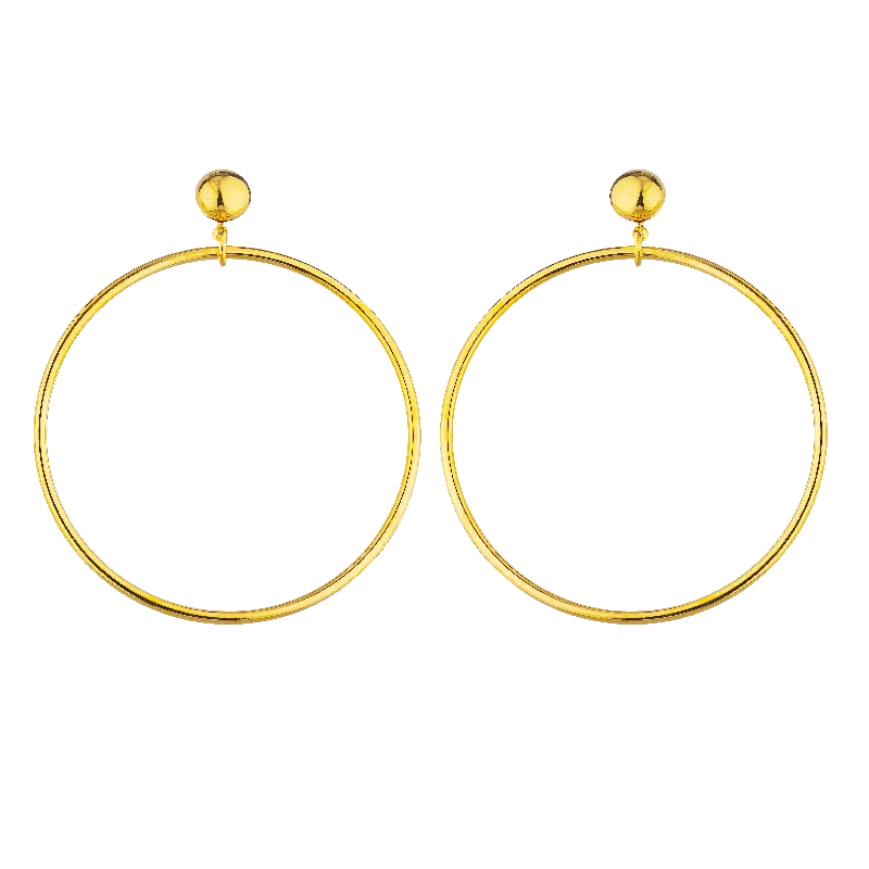 Women’s hoop earrings with gemstones-DANCE PARADE EARRINGS