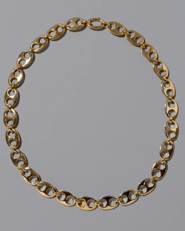 Women’s long chain necklace-Yuba Medium Necklace - Solid Gold