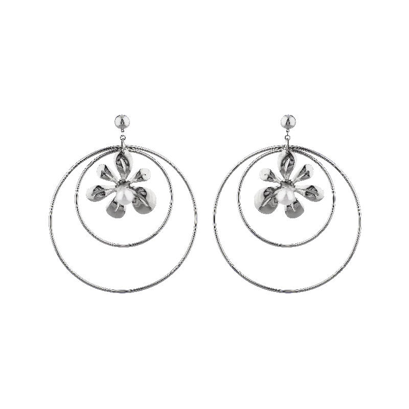 Women’s trendy earrings-CAGED PETALS EARRINGS