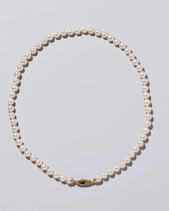 Women’s cross necklace-Union Pearl Necklace