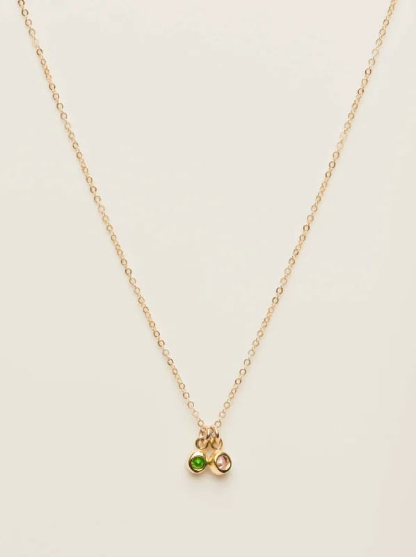 Women’s cross necklace-Legacy Birthstone Necklace