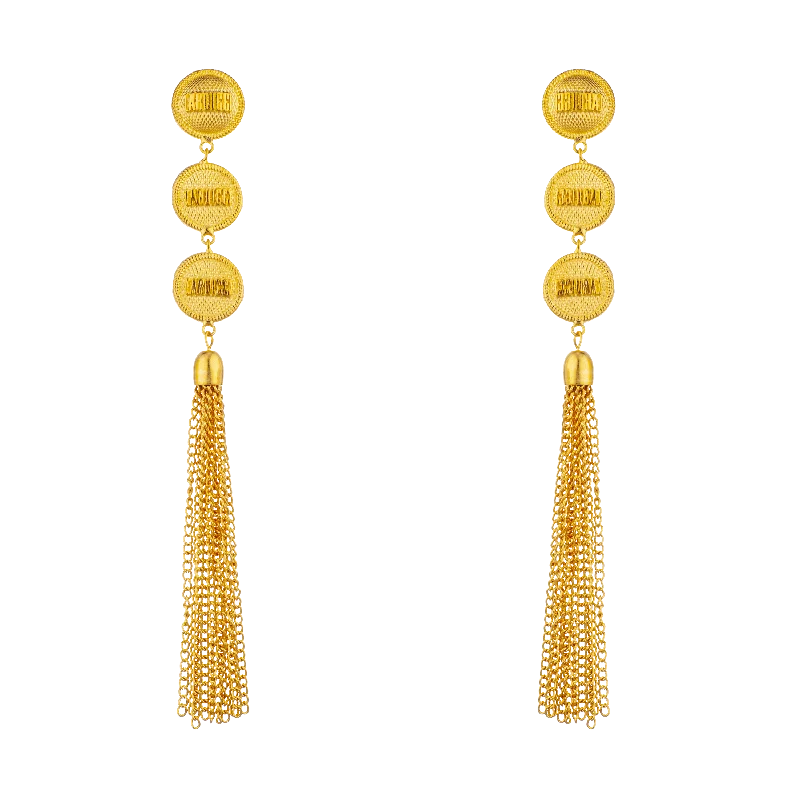 Women’s drop earrings-LARUICCI COWBOY EARRINGS