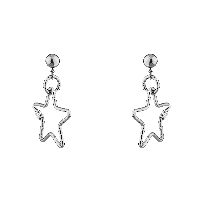 Women’s zirconia earrings-Tough Guy Earrings