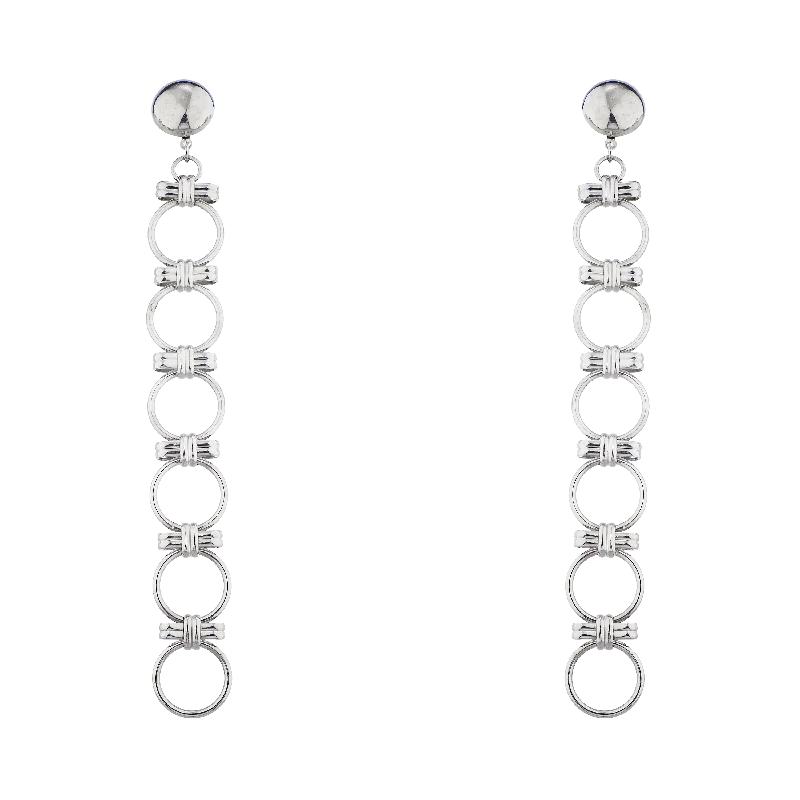 Women’s platinum earrings-SUSPICIOUS MINDS EARRINGS