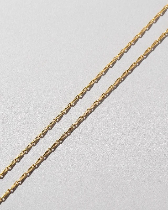 Women’s birthstone necklace-Petite Pinched Loop Chain Necklace