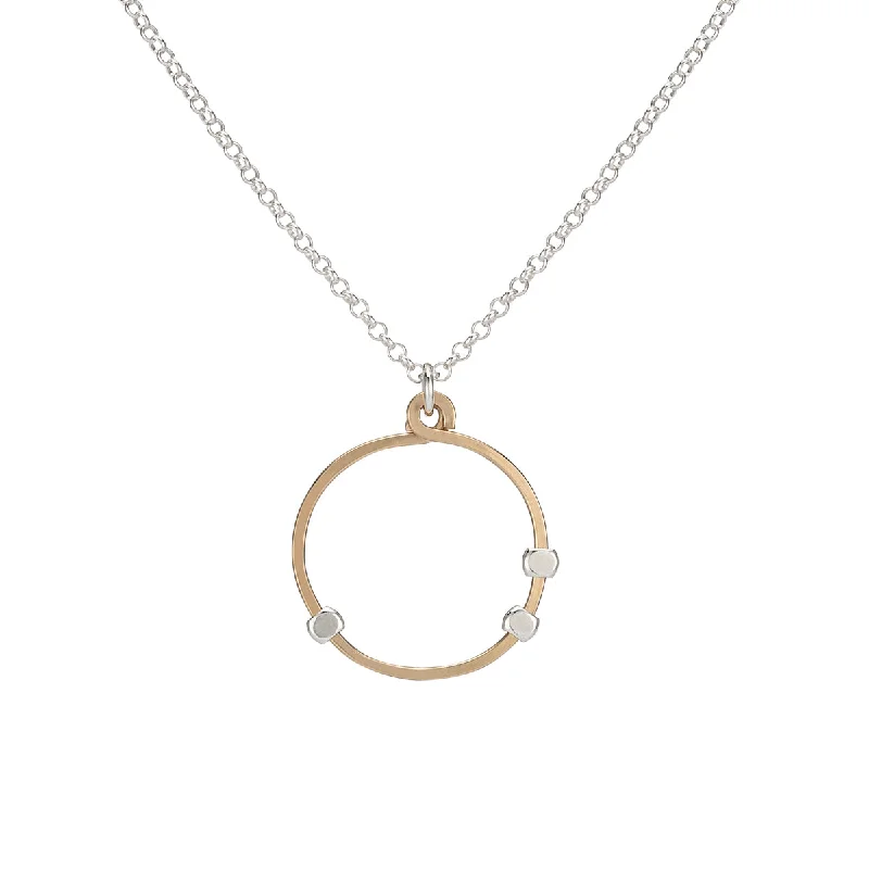 Women’s infinity loop necklace-Cosmos Mini Necklace