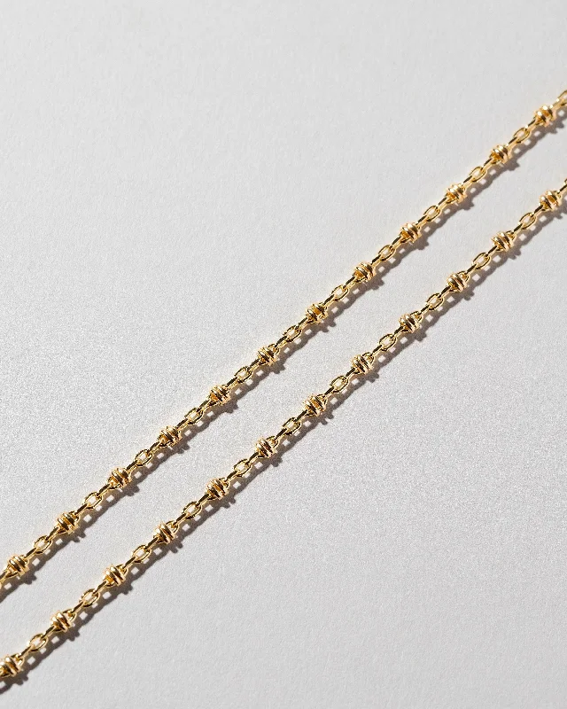 Women’s diamond necklace-Wrapped Chain Necklace