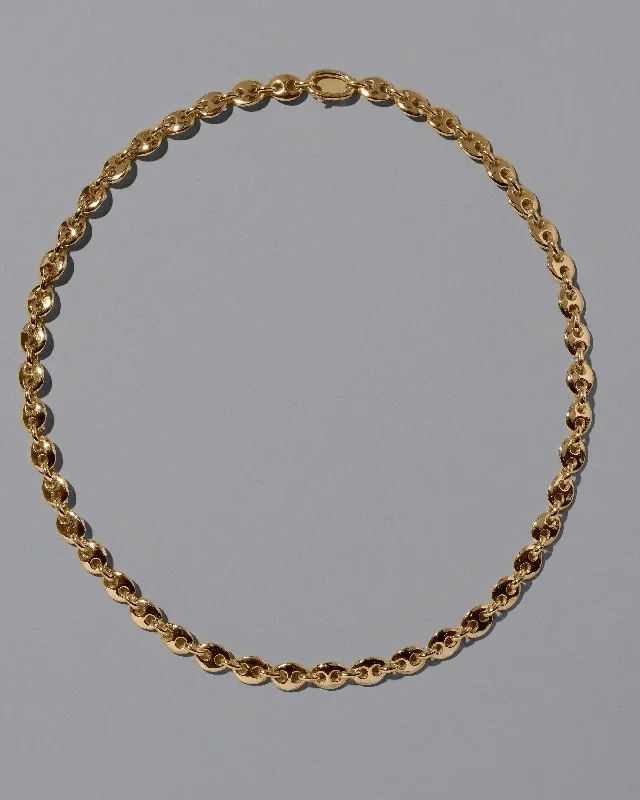 Women’s fancy necklace-Bedrock Mini Necklace - Solid Gold