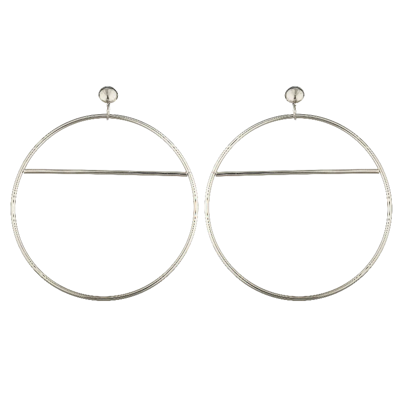 Women’s hoop earrings with diamonds-SUNSET HOOP EARRINGS