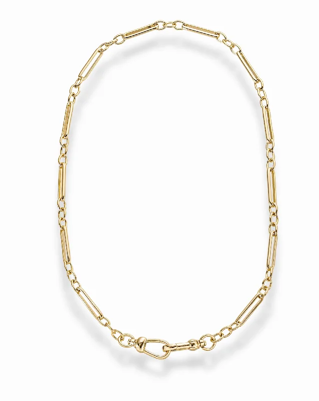 Women’s chain necklace-Liam Watch Chain Necklace