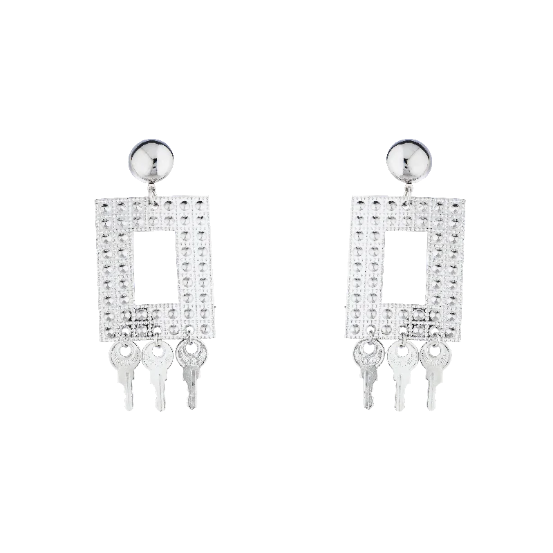 Women’s adjustable earrings-PENTHOUSE KEYS EARRINGS