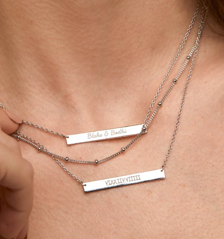 Women’s bohemian necklace-Name Necklace