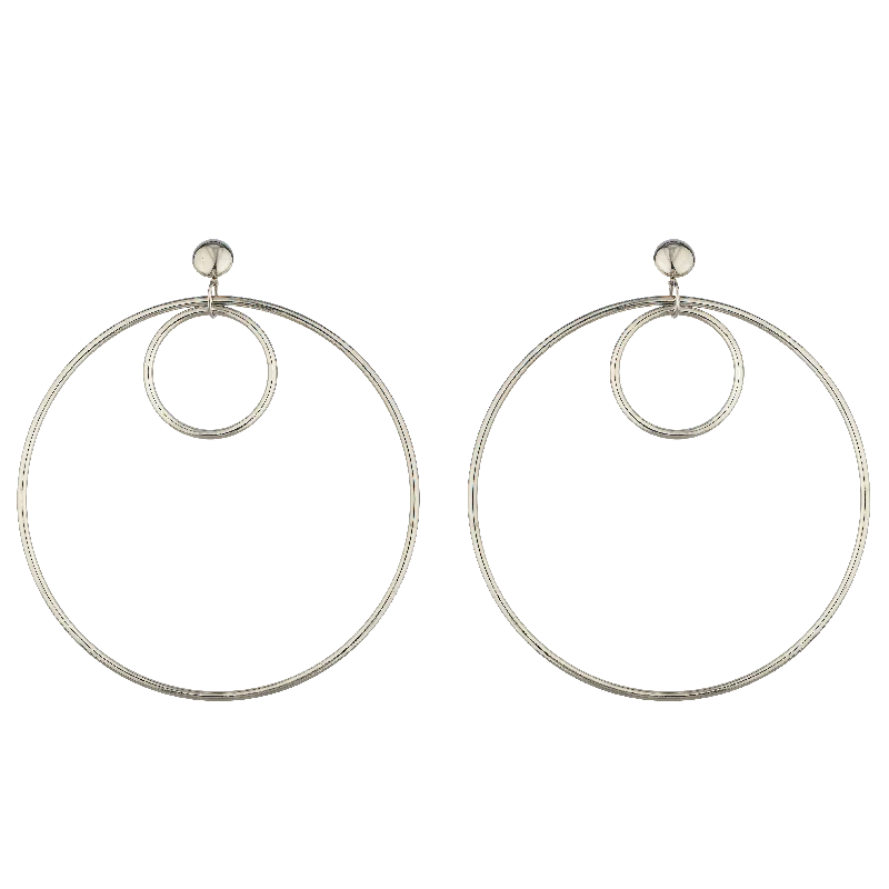 Women’s gemstone earrings-DOWNRIGHT SHOCKING HOOP EARRINGS