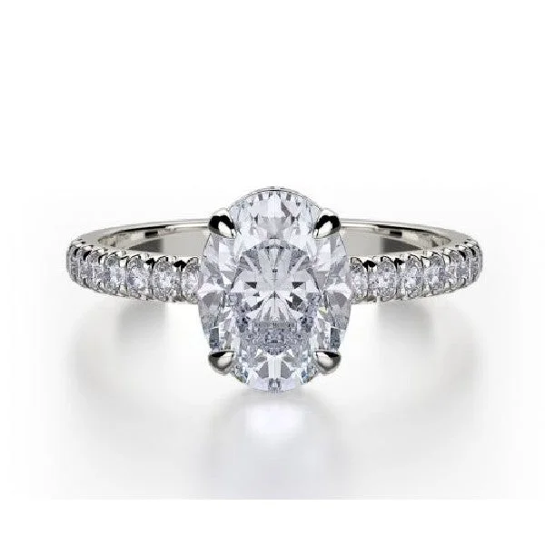 Women’s one-of-a-kind engagement rings-MICHAEL M Crown Engagement Ring