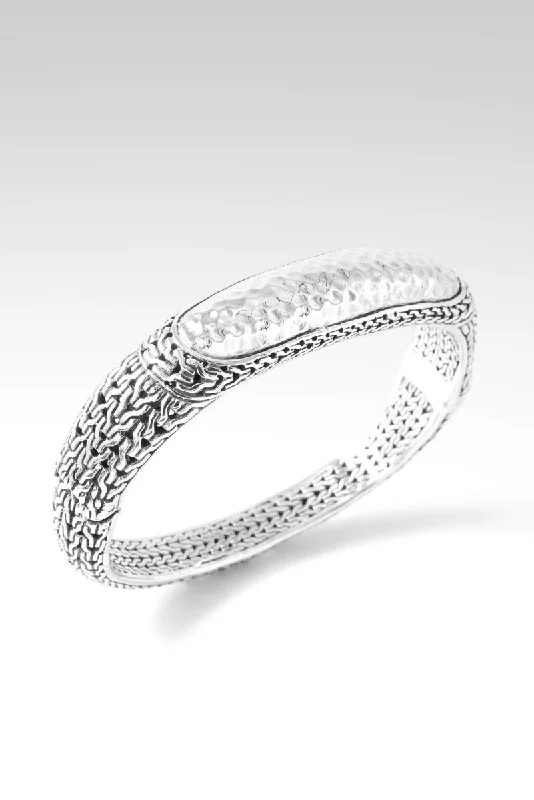 Women’s diamond bangle-Be Stronger Bangle™ in Chainlink