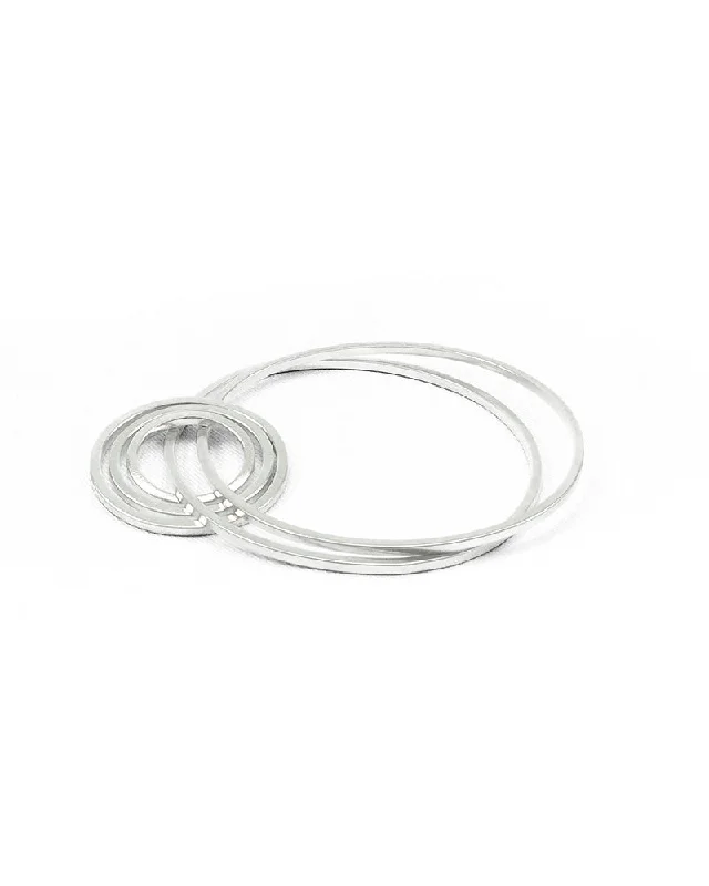 Women’s minimalist bangles-Orbital Bangle 2