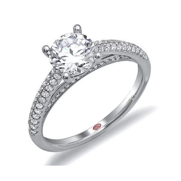 Women’s unique engagement rings-Diamond Pave Engagement Ring