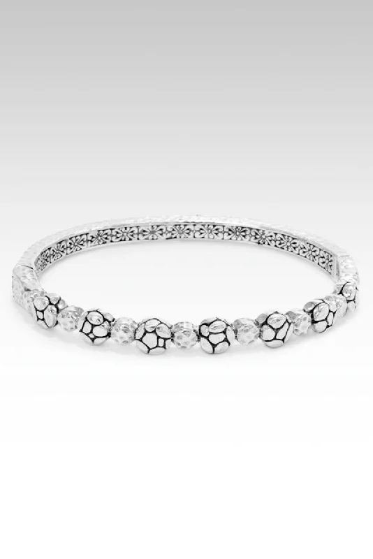 Women’s bracelet with charms-Kindred Grace Bangle™ in Watermark