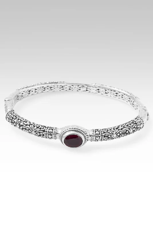 Women’s luxury bangles-Harmony Bangle™ in Red Ruby