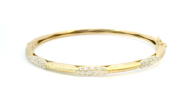 Women’s chic bangle-TACORI Crescent Eclipse Diamond Bangle