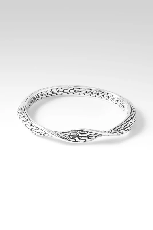 Women’s link bracelet-Linked In Love Bangle™ in Chainlink