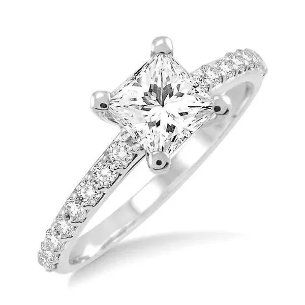 Women’s three-stone engagement rings-Diamond Engagement