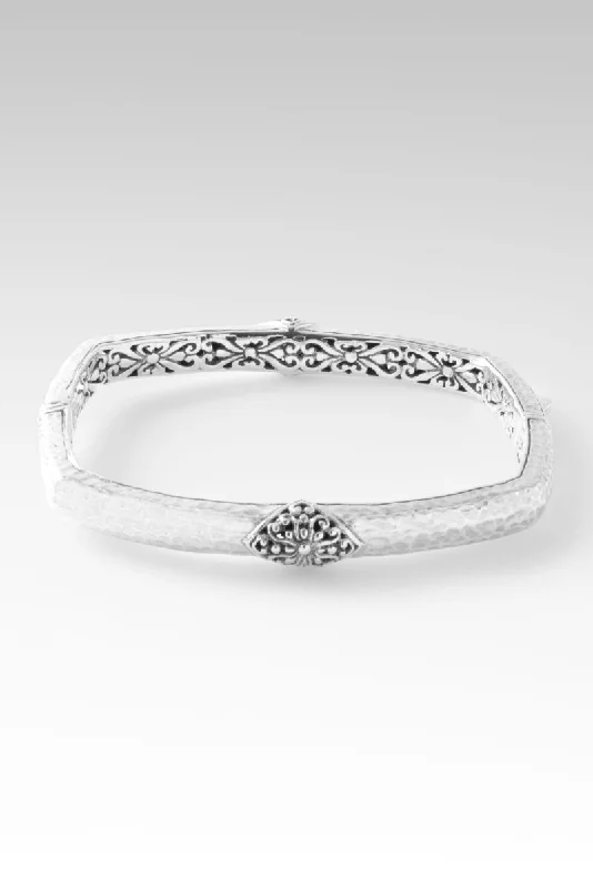 Women’s elegant bangle-His Glory Give us Light Bangle™ in Janyl Adair