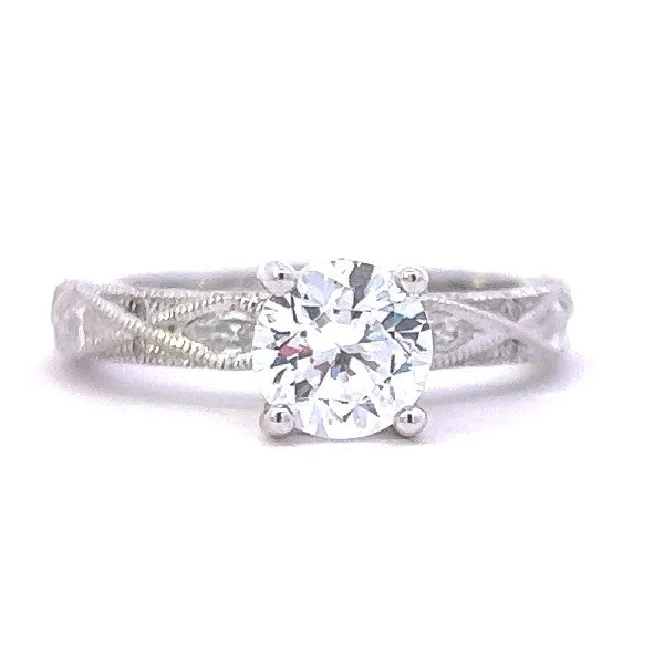 Women’s small diamond engagement rings-BEVERLY K Diamond Solitaire Engagement Ring