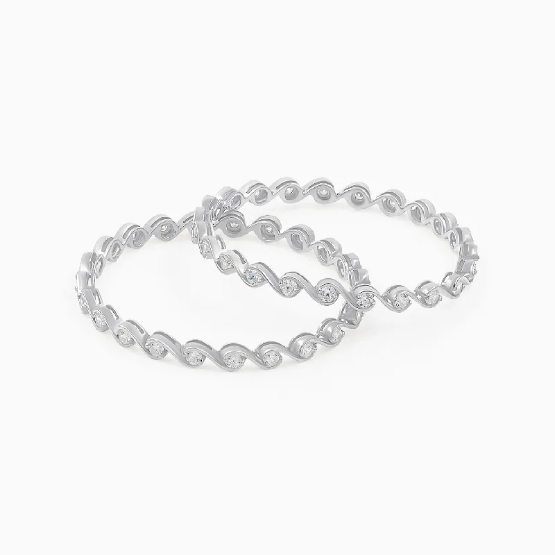 Women’s chic bangle-Enticing 925 Sterling Silver Bangle